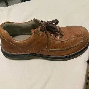 Dr Martens Brown Leather Lace Oxford Shoes  Men\'s Size US 10M Doc Dr. Martens Derby Brown Distressed Leather Lace up Mens  main image 2